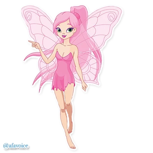 розовая фея, фея рисунок, маленькая фея, фея розовыми волосами мультик, фея розовыми волосами крыльями