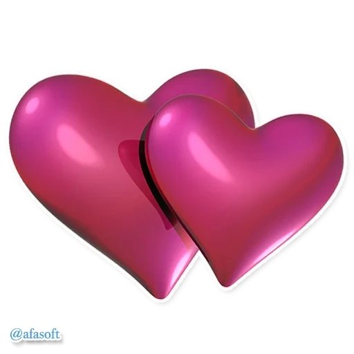 сердца, сердечки, два сердца, розовое сердце, розовые сердечки
