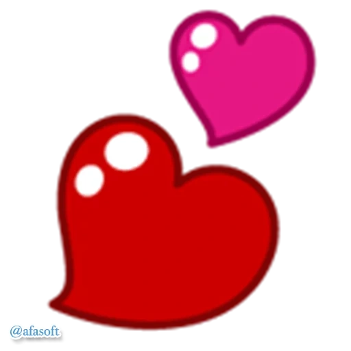 красное сердце, сердце стикер, сердечко, сердце эмодзи, сердце
