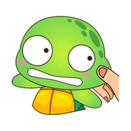 yoshi, chat de tortue, petite tortue, caméléon emoji, smiley pour un masque