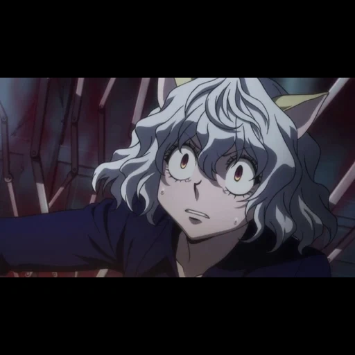 neferpitou, hunter x hunter, neferptu hunter, captura de tela do neferpitu hunter, neferpito hunter x hunter