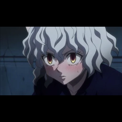 neferpitou, nefepitu hunte, neferpitu 1998 frame, capture d'écran de neferpitu hunter, hunter x hunter neferpitou 1999