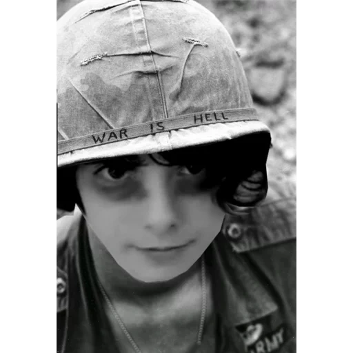 der soldat, the boy, der vietnamkrieg, war is hell helm, amerikanischer soldat