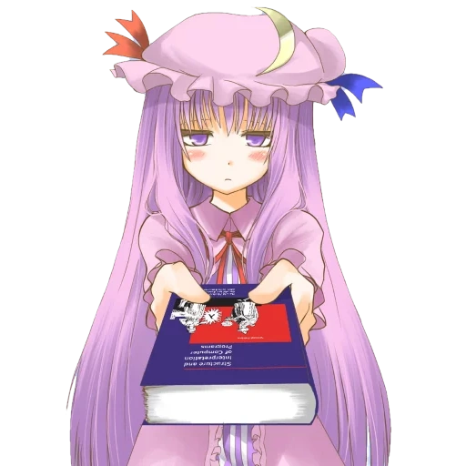 pachuli, touhou project, patchouli knowledge, pachuli, manga de conocimiento de patchouli