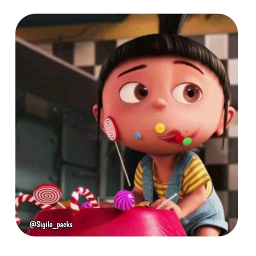 agnes, feo, me gusta devorar, ugly agnes mejilla, cartoon feo agnes