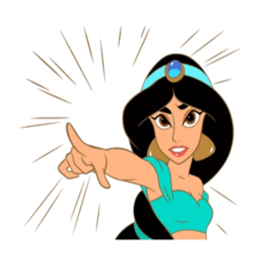disney jasmine, jasmine aladin, princesse jasmine, dessins animés de jasmine aladdin, disney princesse jasmine