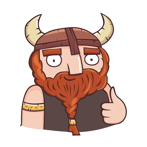 viking, emoji viking, karakter viking