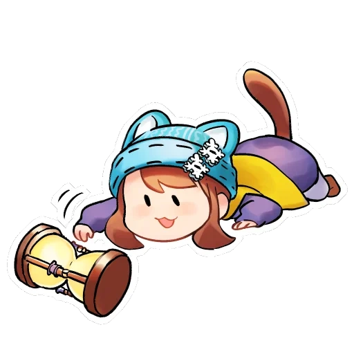 дівчинка, персонажи, мисс лапки, a hat in time, векторные иллюстрации