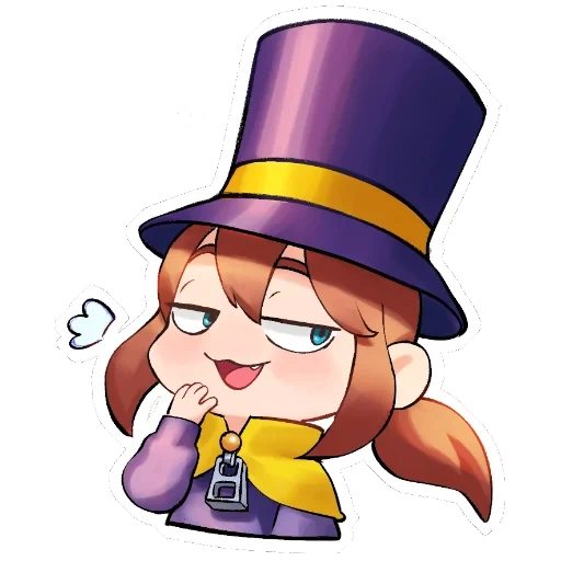 a hat in time, hat boy a hat in time, moustache fille a hat dans le temps