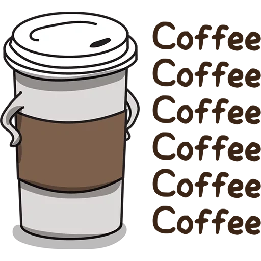 caffè, tazza di caffè, disegno del caffè, tazza vettore di caffè, disegno del barattolo di caffè