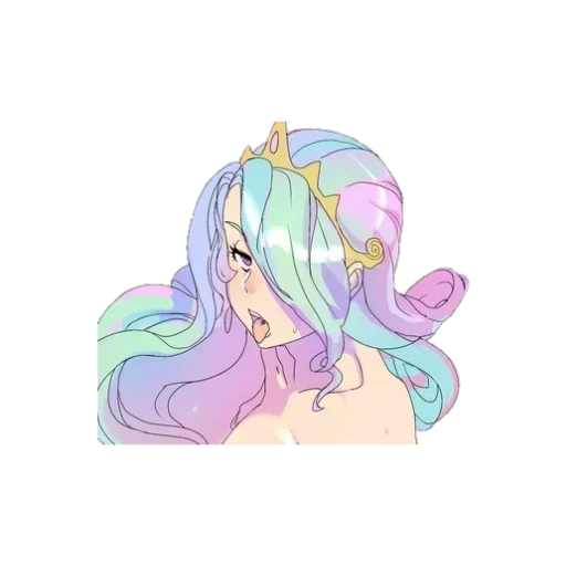 ahegao, ahegao, celestia ahegao, principessa celestia, pony princess celestia