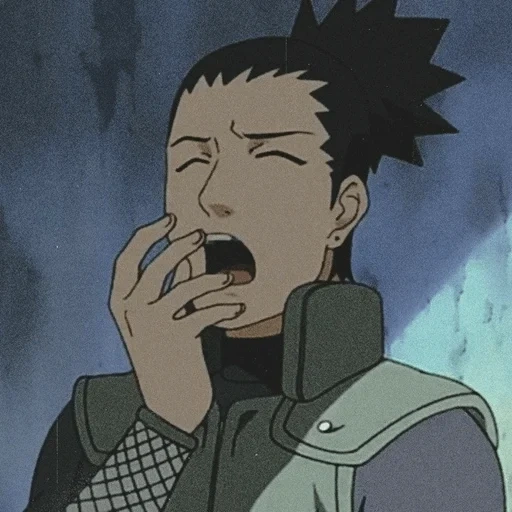 naruto, sikamaru nara, shikamaru naruto, shikamaru yawns art, shikamaru and temari