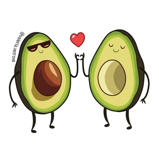 avocado, avocado deb, avocado couple, avocado cute drawings