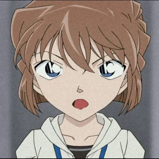 haibara ai, chica de animación, detective conan, personajes de animación, animación chica anime