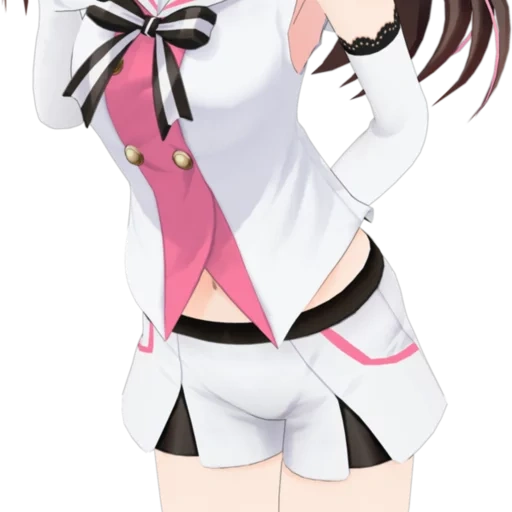 kizuna, chica, kizuna ai, chishi base zong, animación kizuna