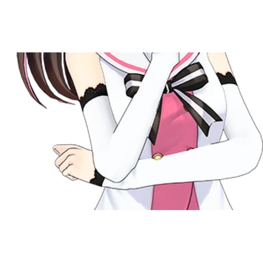 kizuna ai, anime girl, anime di bell'aspetto, i personaggi degli anime, anime sulla ragazza animata