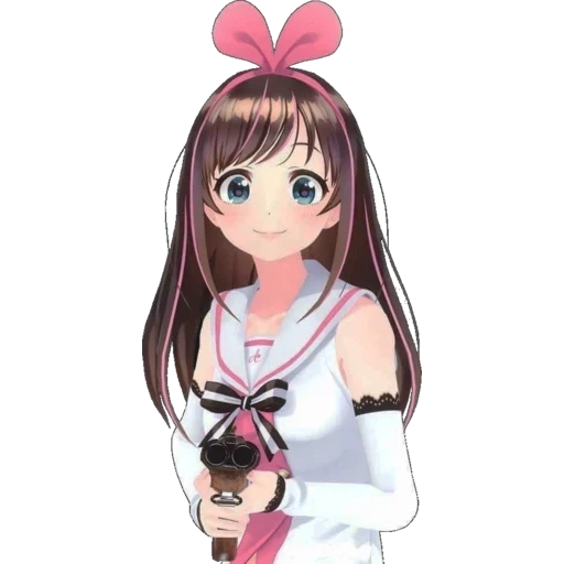 kizuna ai, kizuna ai, animação fofa, menina anime, animação kizuna ai