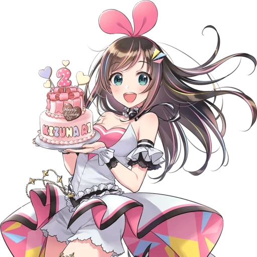 kizuna, kizuna ai, kizuna ai, kizuna ai art, anime compleanno