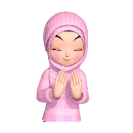 fatima, hijab lindo, musulmán, dibujos animados de hijab, chica que habla al hijabe