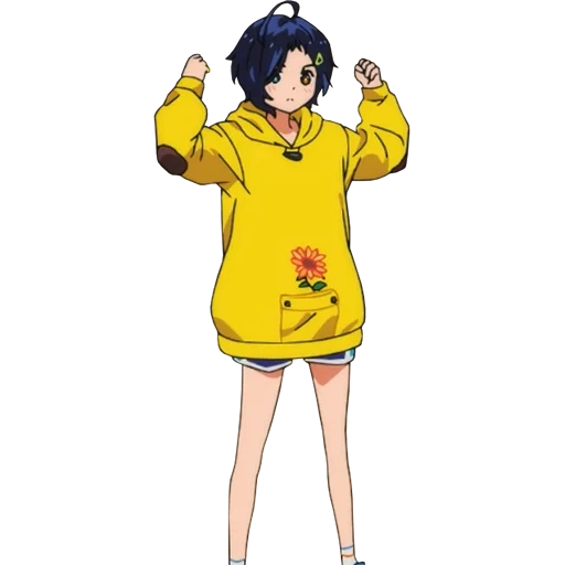 anime lucu, pahlawan wanita anime, karakter anime, anime van der egg, desain karakter anime