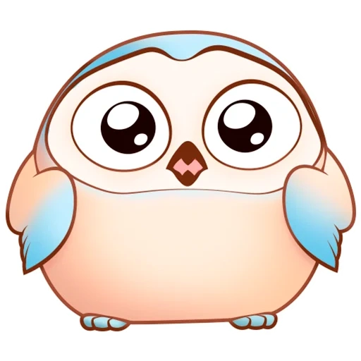 la civetta, adorabile, cartoon owl