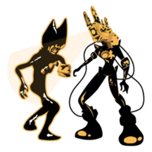 batim bundhit demon, floodlight projector bendy, bandi's ink demon, projectionist vs ink bendy