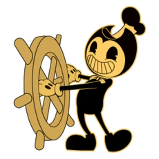 bandy, caricatura de bandy, cartoon bendi, batim tinta bandy, máquina de tinta bandy