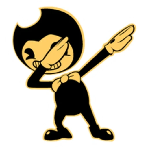 bendy deb, malvagio curvo, bendi bendi, personaggi pieni, macchina inchiostro curva