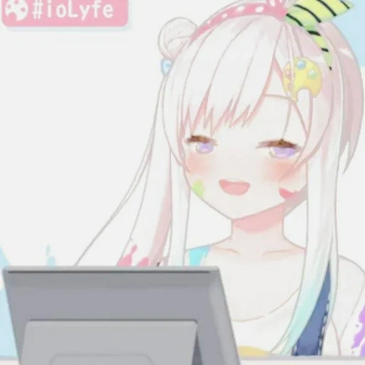 аниме, anime, hololive id, iofi hololive, hololive аниме