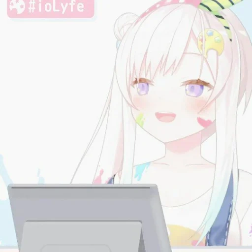 animação, banner de anime, iofi hololive, ayunda risu hololive, airani iofifteen channel hololive-id