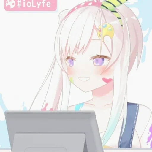 аніме, аниме, anime, iofi hololive, hololive аниме