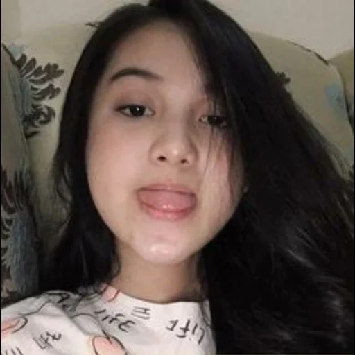 asiatisch, weiblich, junge frau, frau, süßes mädchen selfie