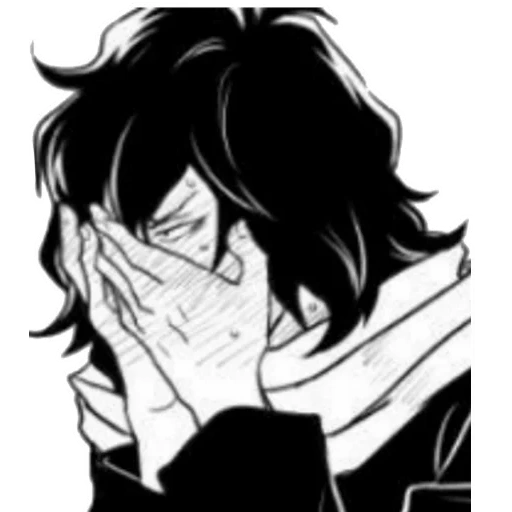 aizawa, aisha shaotian, dazai osamu munga, aiser crying comics, aizawshota è timido