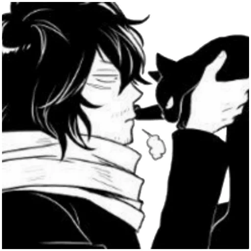 aizawa, anime manga, aizawa kot b b, aizawa chibi kotik, aizawa smiles manga