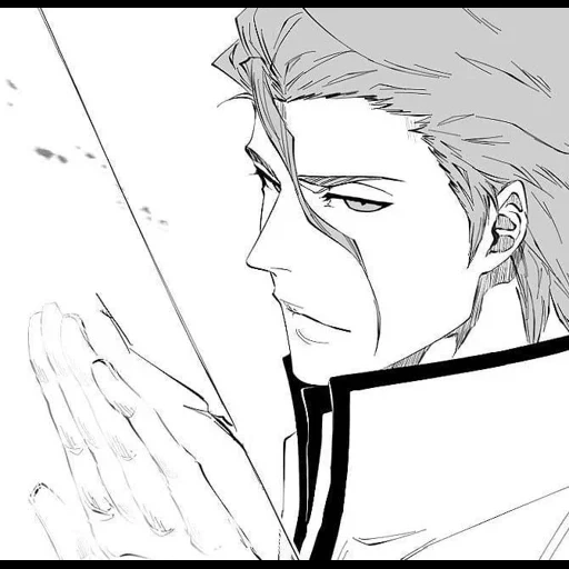 aizen, manga blich, osook aizen, disegni blik, manga aizen blich