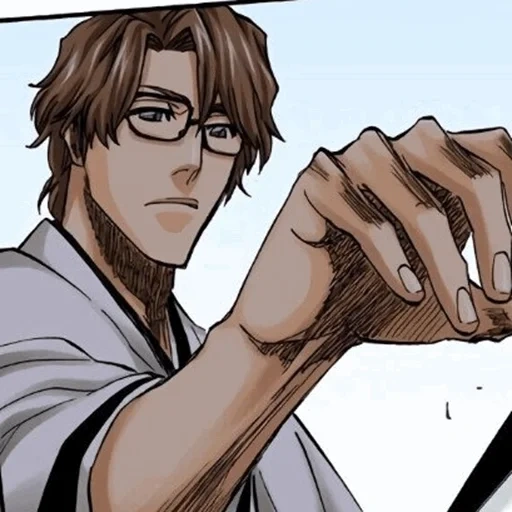 anime, humain, aizen sousuke, aizen gothey 13, personnages d'anime