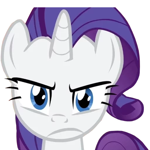 rarity, рарити, rarity pony, пони рарити злая, рарити пони только голова