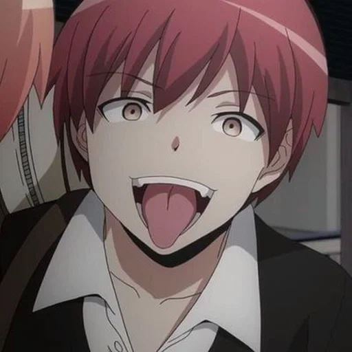 classe de tueurs, karma akaban, akabane karma, karma akaban sourire narquois, classe de tueurs d'anime karma