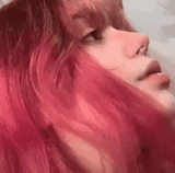 девушка, человек, волосы розовые, цвет сена волос, розовый цвет волос