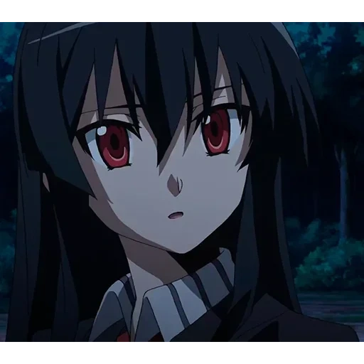 akame, akame ga, akame killer, akame akame killer, akame with black eyes