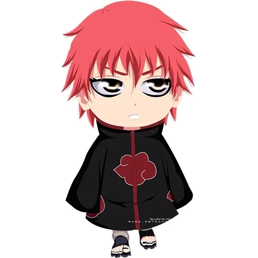 sasori, sasori red cliff, red burial and red cliff, naruto zozori chibi, akatsuka chibi zozori