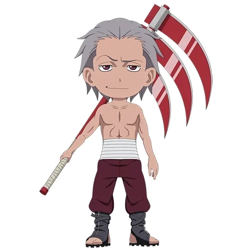 hidan chibi, hidan naruto red cliff, akatsuka chibi hidan, xidan aesthetics in chibi, xidan chibi grows all over the body