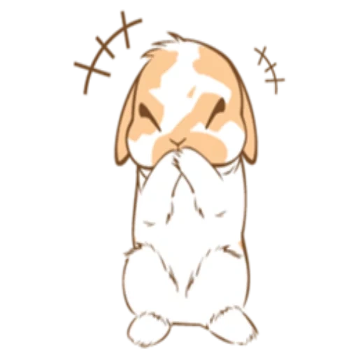 dog, a lovely animal, rabbit pattern, sad rabbit, cute animal patterns