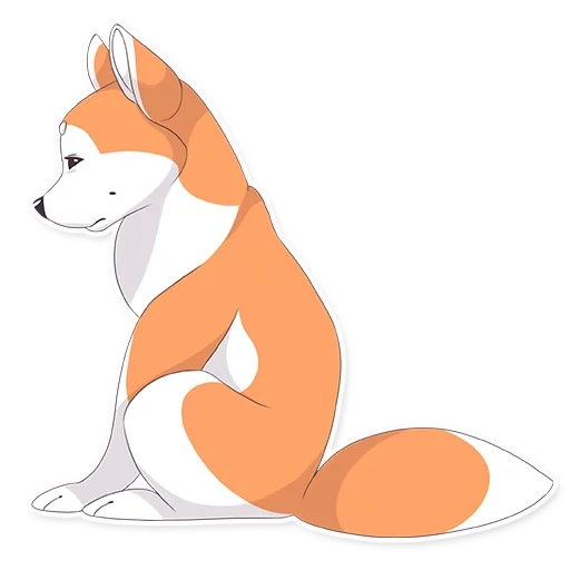 fox, yoshi, motif de renard, cartoon fox