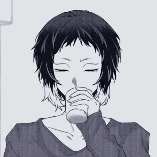 anime, foto, desenhos de anime, personagens de anime, akutagawa ryunoske art