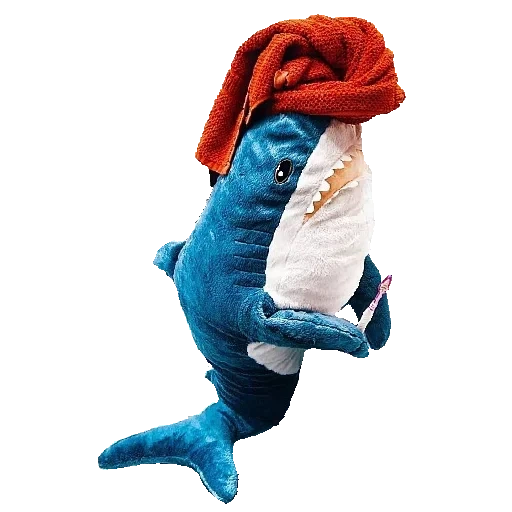 ikea bulohai shark, ikea shark flea, ikea plush shark, plush toy shark 100cm