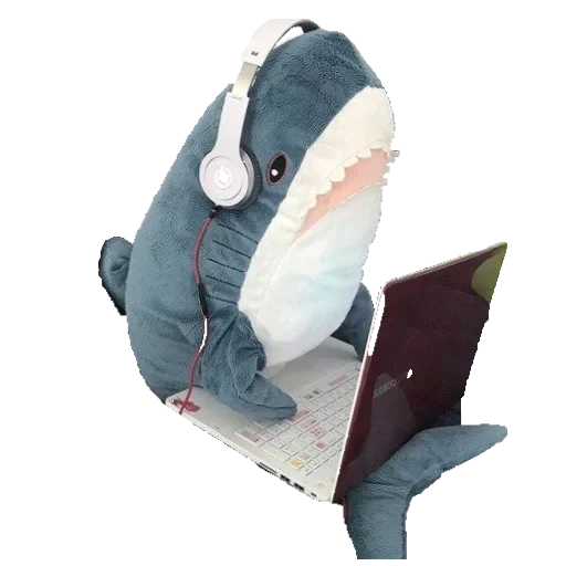 ikea bulohai shark, ikea shark toys, ikea shark without background, plush toy shark, ikea shark plush toys