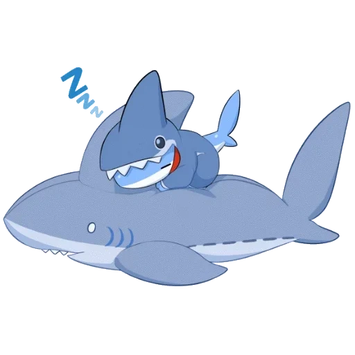 requin, requins mignons, requins de dessin animé, requin de dessins animés, cartoon shark rit