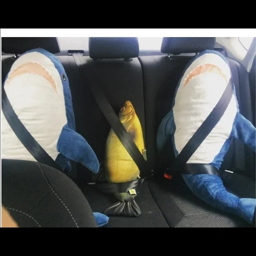 ikea shark, child safety seat, ikea plush shark, chico car seat yellow 4