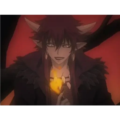 акура оу, неко демон, томоэ акура, персонажи аниме, акура-оу кровавый король